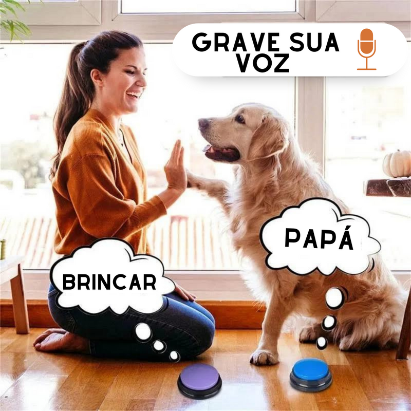 Botões Graváveis | Para Cachorro & Gato | Ensine seu Pet a Falar