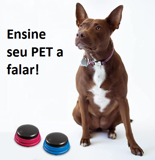 Botões Graváveis | Para Cachorro & Gato | Ensine seu Pet a Falar